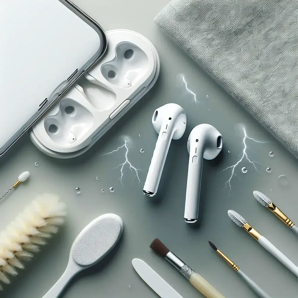 "Langkah-langkah efektif membersihkan AirPods dengan alat pembersih dan kain microfiber - Cara Membersihkan AirPods Anda dengan Efektif"